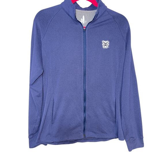 JOHNNIE-O jacket sweatshirt size Large L Bulldogs - Picture 1 of 6